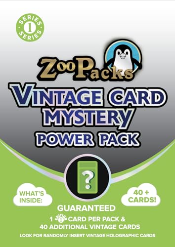Zoo Packs TCG clásico 1999 lote de 40 tarjetas – 1 tarjeta estampada 1ST edición por paquete garantizado Compatible con tarjetas Pokemon