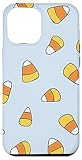 Blue Background Halloween Candy corn Design