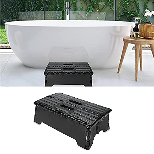 El taburete plegable del paso, taburete plástico portátil dobla el taburete plegable de la escabel del taburete para el uso del viaje de la cocina Cover