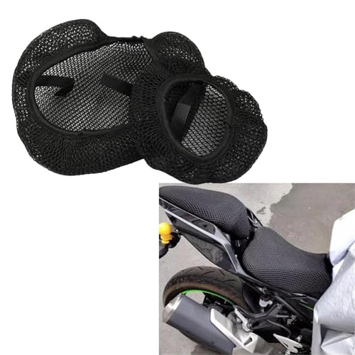 Funda de asiento aislante para Kawasaki Ninja y Z series con diseño de malla de panal