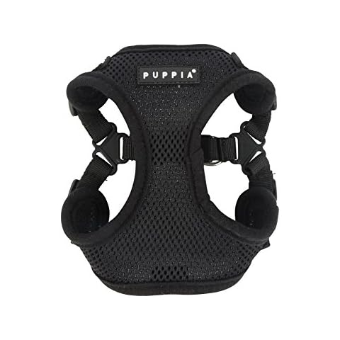 Puppia Black Soft Harness for Dogs Cover