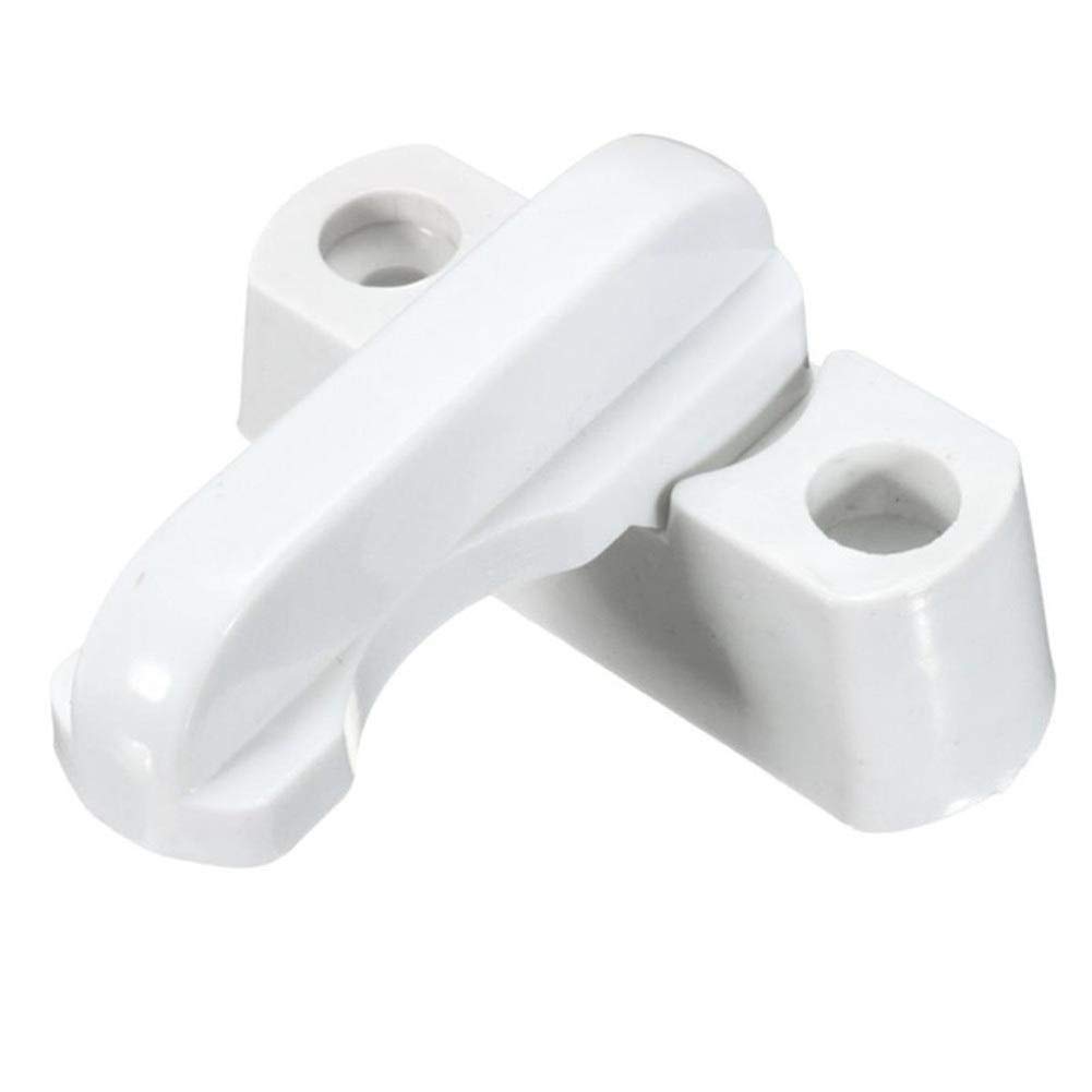 Maniglie per finestre in plastica, cassaforte, Serratura di Sicurezza per Porta a Battente, Leva di Sicurezza, Fermo a Scorrimento S08