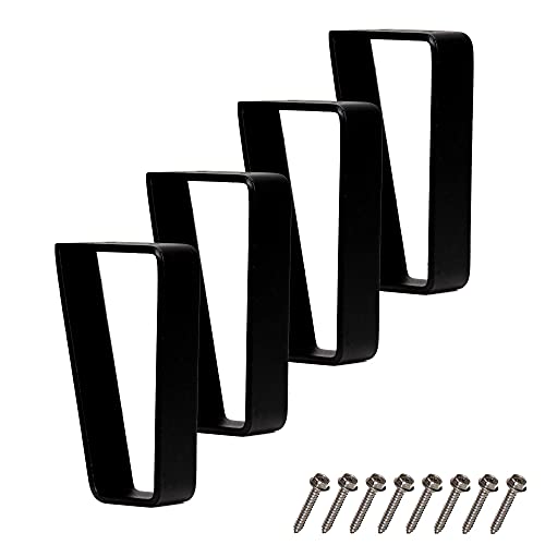 Flash Deals - 80% OFF 6" Heavy Duty Hairpin Legs - DIY Furniture Legs for Coffee Table, End Table, Chair, Kitchen Table, Bench - Beefy Rustic Farmhouse Mid Century Furniture Legs 4-Pack