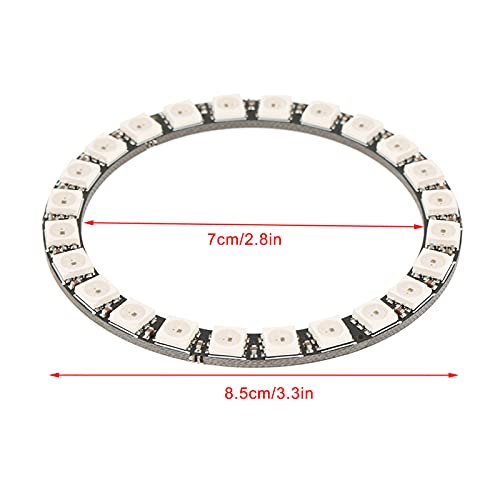 Led Ws2812B 24 Neopixel Ring 5050 Light 1Pc 24 Bit Ws2812 5050 Rgb Led Ring Lamp Photo And Camcorders Light With Integrated Drivers - Image 2