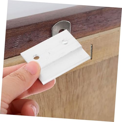 Image of DOITOOL Z-Shaped Aluminum Alloy Picture Frame Hangers 2pcs Heavy Duty Wall Hooks for Canvas and Decor Suitable for Home and Office Use