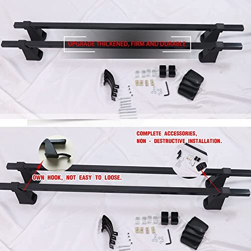 Image of Aluminum Roof Rail Removable 118CM Universal Car Roof Rack Cross Bars Spoiler Drift for All Car Cross Bar