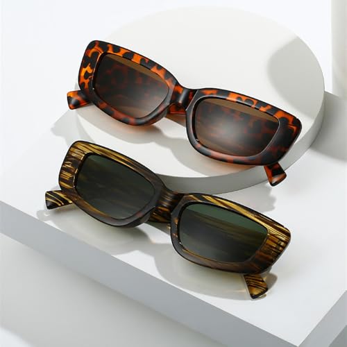 Lunettes œil de chat UV400 léopard protégeant vos yeux avec style en été - 3