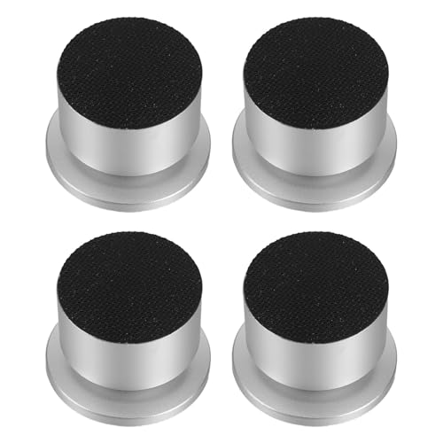 Supports pour enceinte hifi Alipis argentés de salon