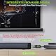 LiNKFOR Analog zu Digital Audio Konverter 48kHz Analog Digital Wandler auf SPDIF Konverter auf optisch Konverter mit 1.1m optischem Kabel für PS3 DVD Sky Xbox HDTV Blu-Ray-Player