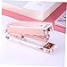 Stapler Metal Office Desktop Stapler Pink Office Book Binding Tools Portable Staplers Fashion Office Supplies for Office School Daily Use