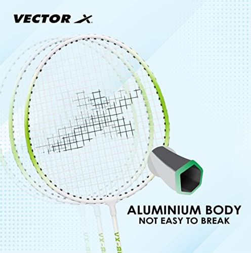 Image of Vector X VXB-80 Aluminum Head Steel Shaft Light Weight Badminton Racquets
