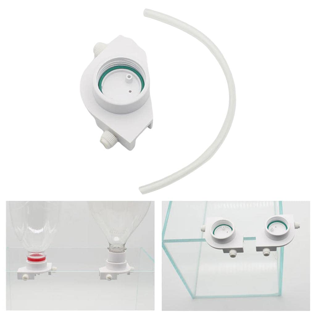 Reabastecedor automático de agua, controlador de nivel de acuario, adaptador de recarga de hidratador, conexión silenciosa de tubo de aire, adecuado para F