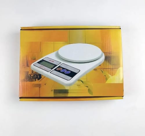 Balança Digital de Cozinha até 10kg de Precisão, SF-400, Até 10 kg, Escala 1 grama,Alta Precisão Esc