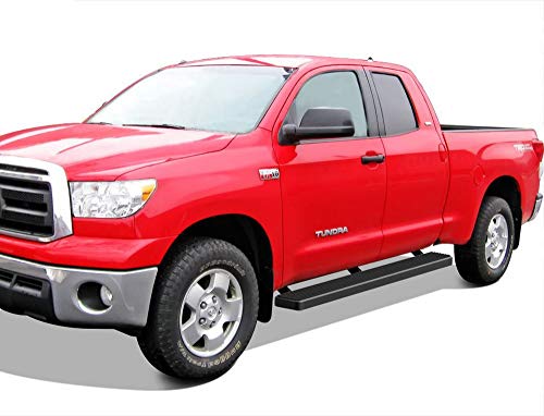 Estribos negros de acero inoxidable para Toyota Tundra miniatura 6