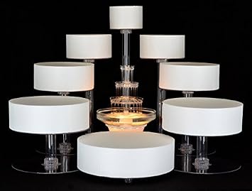 BOTARO 8 Tier Cascade Wedding Cake Stand Style R800