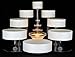 platinumcakeware 8 Tier Cascade Wedding Cake Stand (STYLE R800)