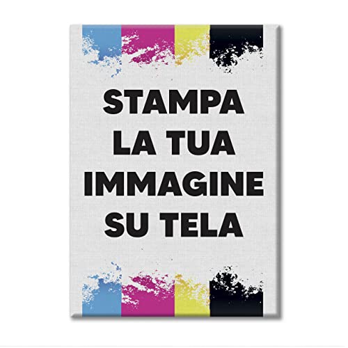 LABORATORIO 102 Quadro personalizzato con foto (100x70cm) - Foto su