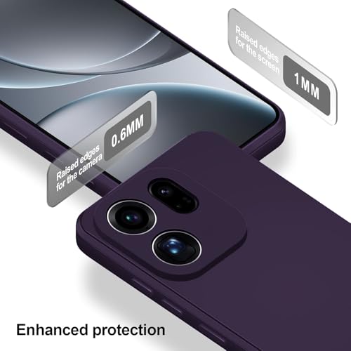 Image of DIZORO Microfiber Candy Back Cover Case for Vivo V70 5G / Vivo V70 Elite 5G Soft Silicone Rubberized Back Cover Case with Camera Protection - Deep