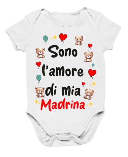 Colorfamily Body Neonato Divertente Sono L'Amore di... - Grafica Orsetti