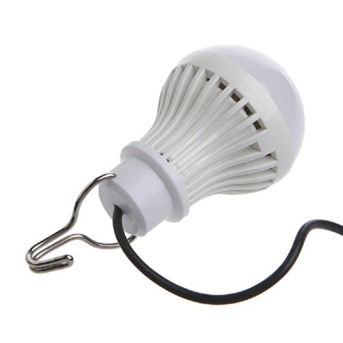 Liyudl 5W 10 Led Usb Bulb Light With With On/Off Switch, Energy Saving Camping Home Hook Night Lamp White #TOP5