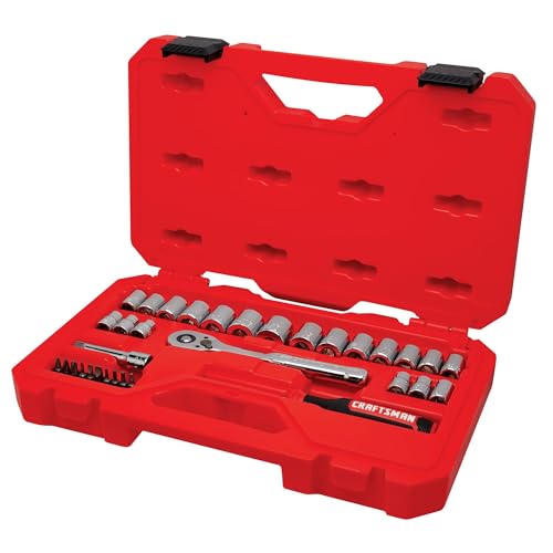 Image of CRAFTSMAN Mechanics Tool Set, 33 Piece, 3 /8 Inch Drive SAE /Metric (CMMT12113)