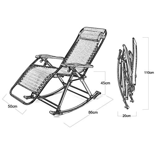 Produtos para o lar Cadeiras de balanço ao ar livre Cadeira reclinável dobrável Jardim Sunbed Lazer
