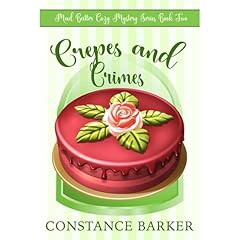 Crepes and Crimes Audiolibro Por Constance Barker arte de portada
