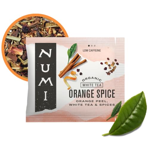 Image of Numi Organic Orange Spice White Tea, 100 Tea Bags