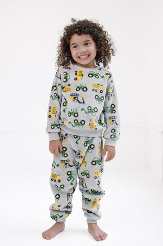 John Deere Trucks Woobie Pullover Sweatshirt and Jogger Pants Outfit Set Newborn to Little Kid Sizes (0-3 Months - 5)2