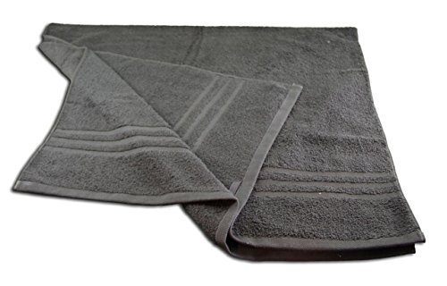 Gözze - Elegant Bath Towel, Sylt, 100% Cotton, Heavy Weight (440 g/m²), 100 x 150 cm - Chocolate - Image 3