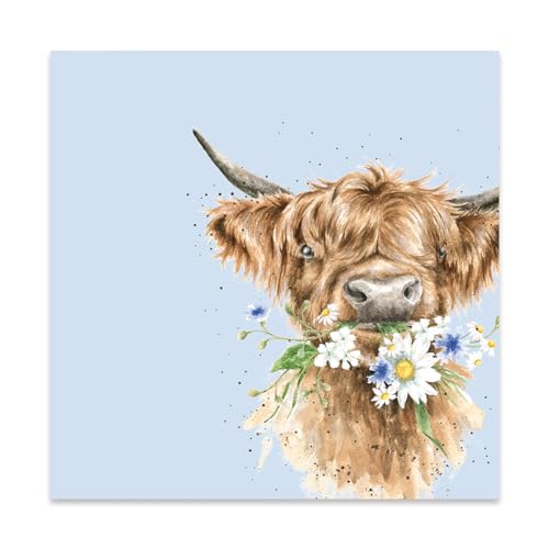 Wrendale Designs by Hannah Dale Daisy Coo' Highland Vache Serviette de table