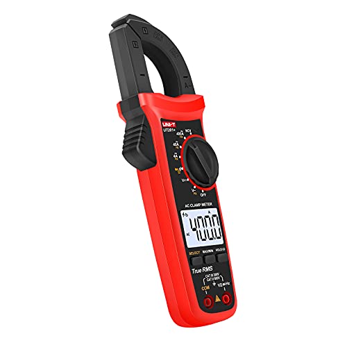 Image of UNI-T Digital Clamp Meter UT201+, AC Current True RMS HVAC Volt Amp Ohm Meter Clamp On Multimeter, Auto Ranging 4,000 Counts NCV AC DC Voltage Frequency Resistance Continuity Diode Tester
