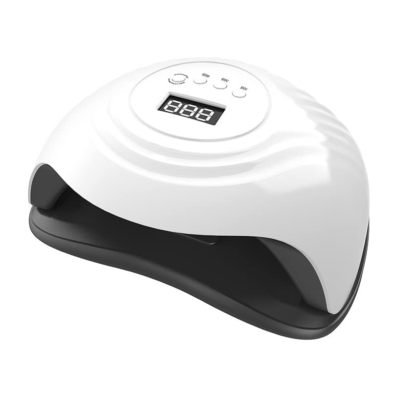Lampada UV LED per unghie, asciuga unghie 168 W 36 lampade LED per smalto gel con 4 impostazioni timer, lampada gel con sensore automatico Strumenti per nail art per unghia e unghia del piede