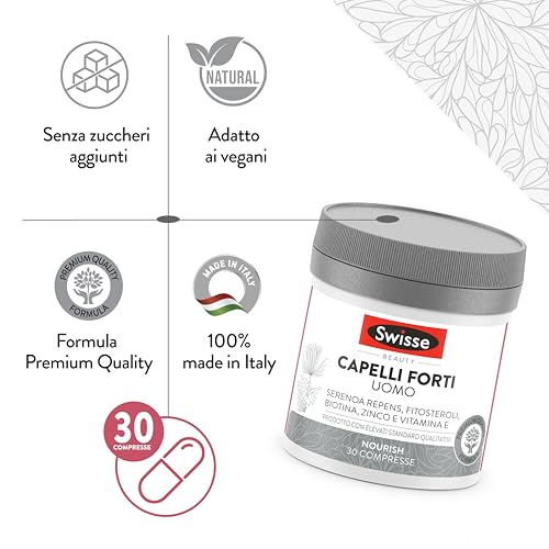 Swisse Capelli Forti Uomo 30 Compresse - 6