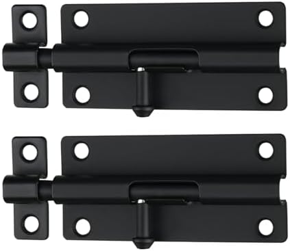 20 Pack 3-Inch Stainless Steel Slide Bolt Latches With Screws - Heavy Duty, Easy To Install For Doors & Gates