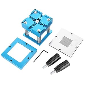 ZAWELIYO Reballing Rework Station, Aluminium Universele Bal Rework Tafel Reballing Kit Diagonale Sjabloon voor Mobiele Telefoon Chipreparatie