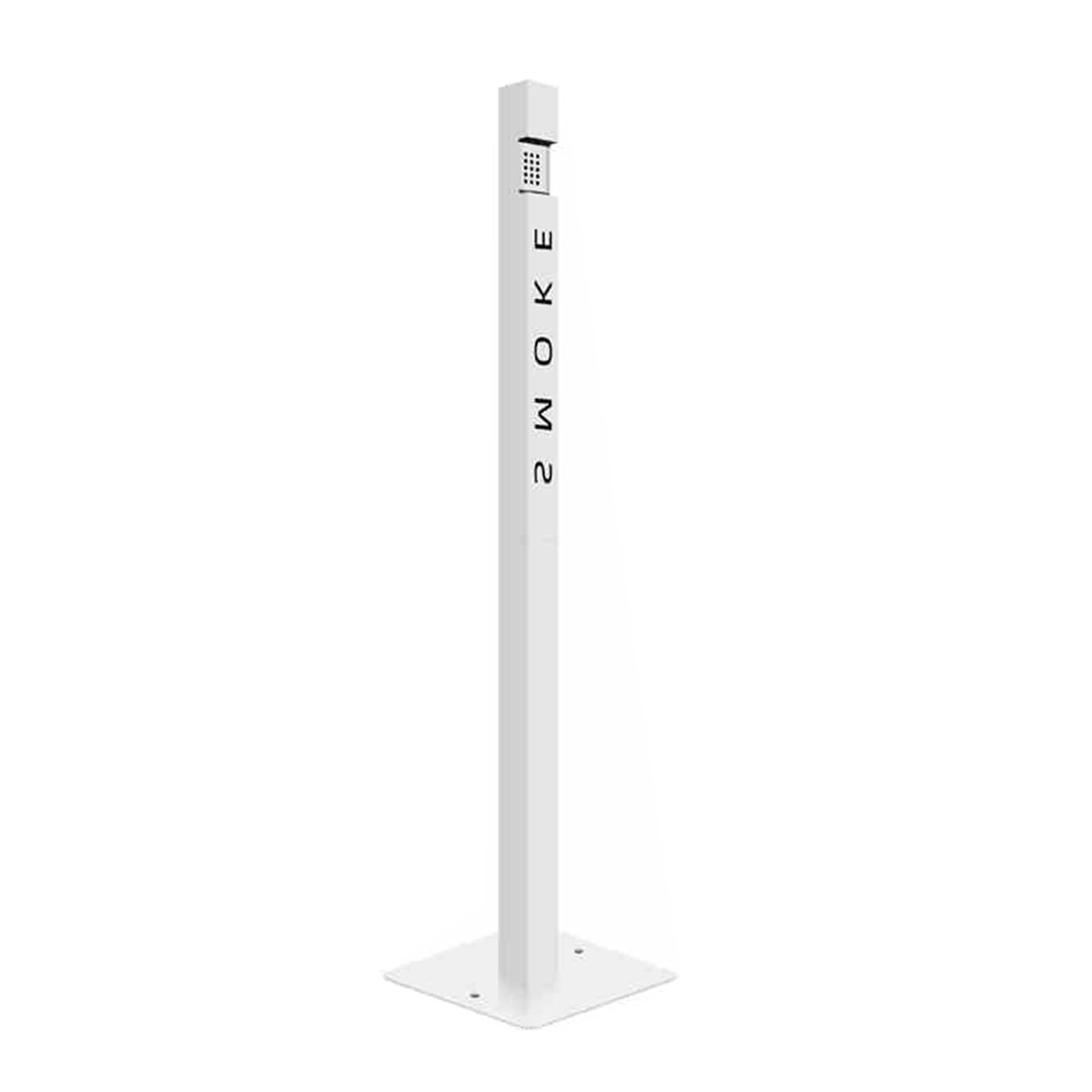 Outdoor Cigarette Butt Collector, Outdoor Collection Bin, Suitable For Terraces, Gardens, Hotel Streets, And Trash Cans(White)