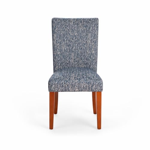Image of HomePop Parsons Dining Chair, Navy (Set of 2)
