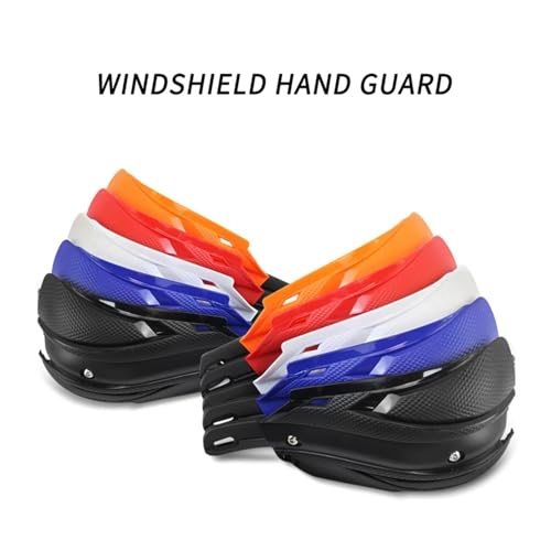 Protège-mains moto orange idéal pour vos sorties enduro et tout-terrain