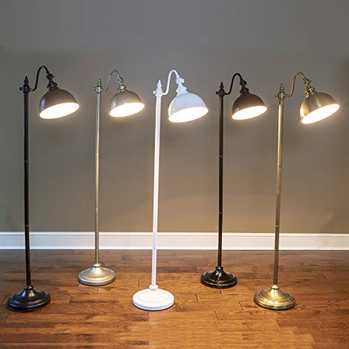 Decor Therapy Chloe Steel Pharmacy Floor Lamp, Matte Black #TOP2