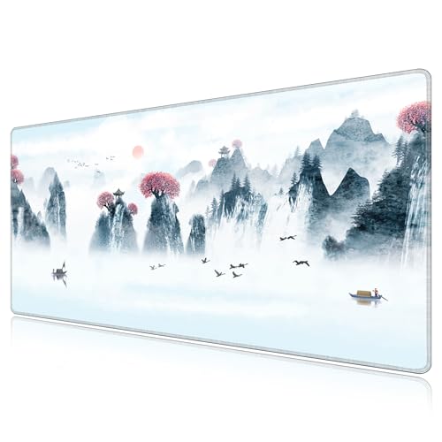 Tapis de souris XXL LL-COEUR 800x400mm pour éviter les glissements de clavier