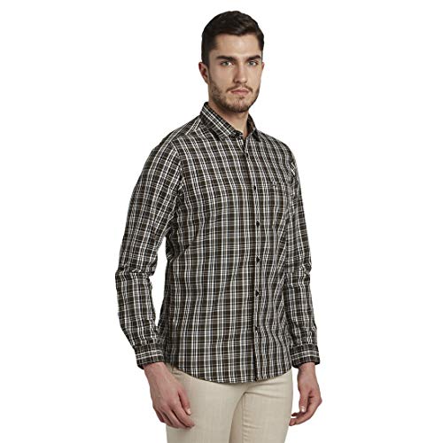Image of Colorplus Men's Checkered Regular Fit Casual Shirt