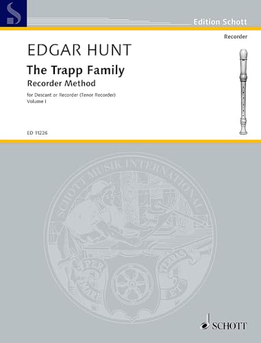 The Trapp Family: Recorder Method for Descant or Recorder - Volume 1 | Beginner Instructional...