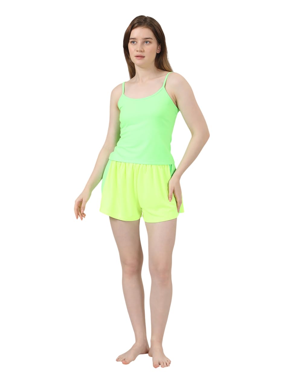 Women’s Solid Tank Top | Slim Fit Spaghetti Strap Camisole | Comfortable Casual, Lounge & Activewear Top-image-20