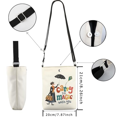 WCGXKO 60s Mary Musical Crossbody Bag Musical Gift Magic Movie Gift for Musical Lover2