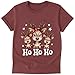 Custom Christmas T-Shirt – Deer “Ho Ho Ho” Design – Personalized Back Name – Handmade Holiday Tee in Multiple Sizes & Colors