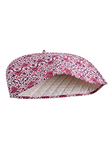 Image of Pink Ombre Mandala Handmade Cotton Printed Tea Pot Decor Cover Indian Traditional Tea Quilt Floral Warmer Tea Cozies Washable Vintage Tea Cosy Indian Mandala Tea Cozy 14 x 11 Inch