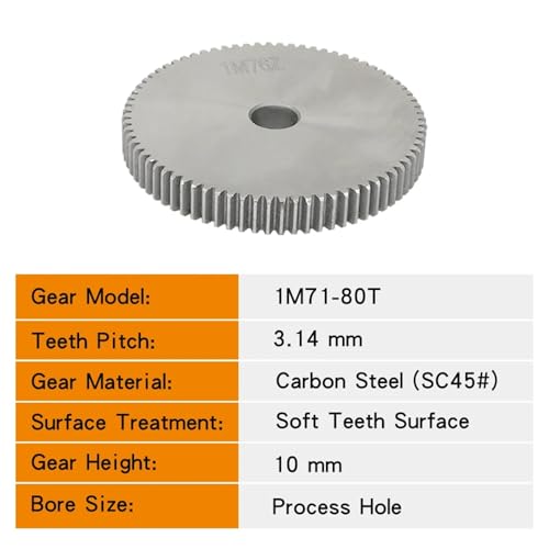 Engranaje cilíndrico para reparar transmisiones con eje de 10 mm 3