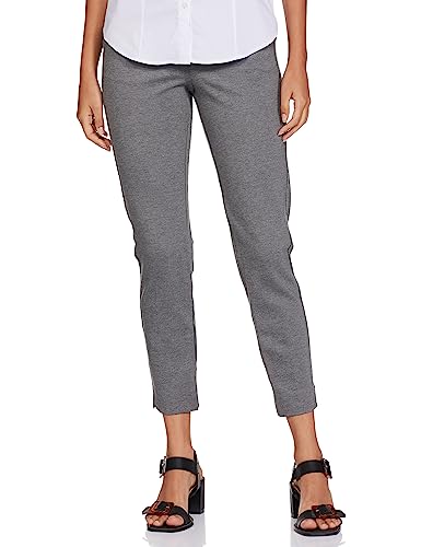 Image of Marks & Spencer Womens Solid Mid Rise Slim Fit Trouser