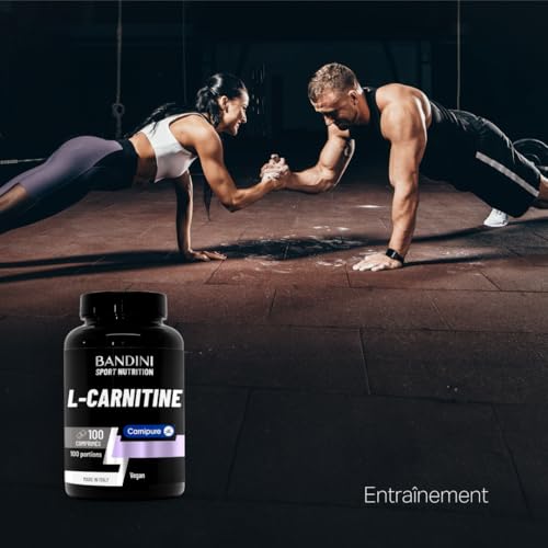 Bandini® L-CARNITINE Carnipure® 100 Comprimés - Supplément de Tartrate L Carnitine (100 doses, 100 jours) 1000mg - Pour Sportifs qui Pratiquent une Activité Physique à Haute Intensité - 100% Vegan – Image 4